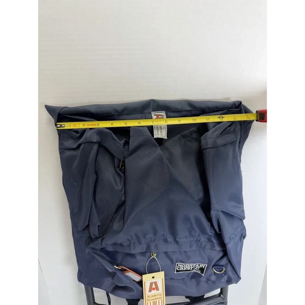 Vintage Academy Broadway Mountain Crest Jr #1730 Blue External Hiking Backpack - Picture 3 of 9